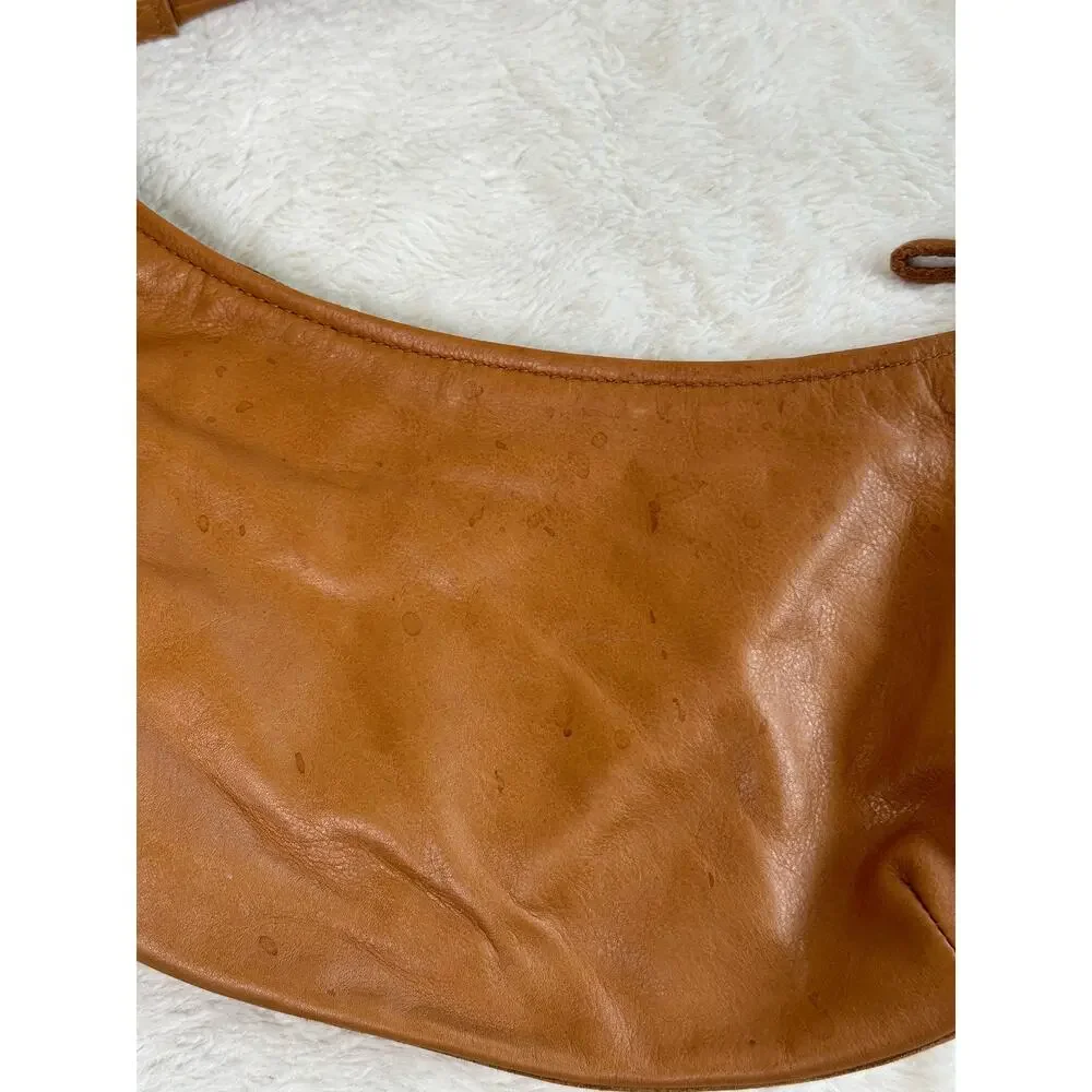 MADEWELL The Piazza Small Slouch Shoulder Bag Cognac Brown $128